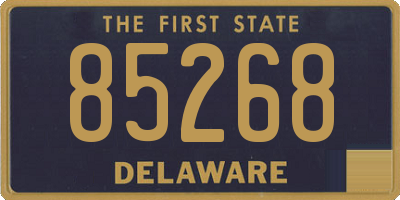 DE license plate 85268