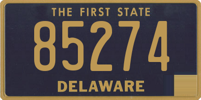 DE license plate 85274