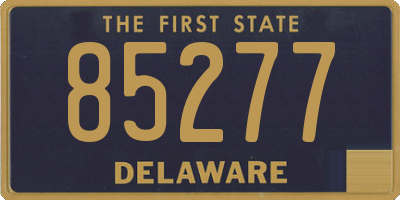 DE license plate 85277
