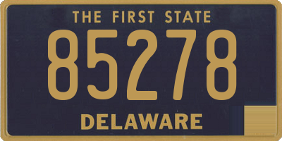 DE license plate 85278