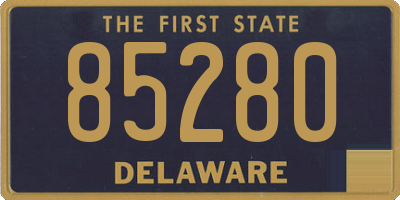 DE license plate 85280