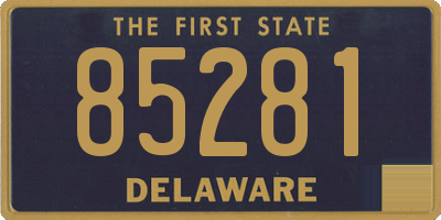 DE license plate 85281