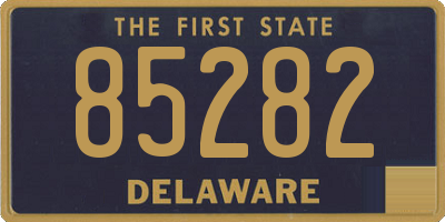 DE license plate 85282