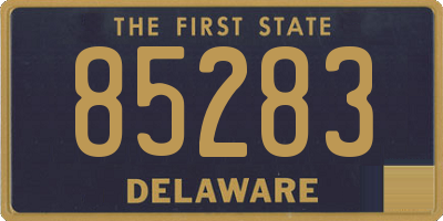 DE license plate 85283