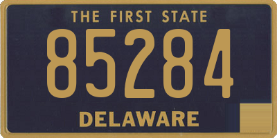 DE license plate 85284