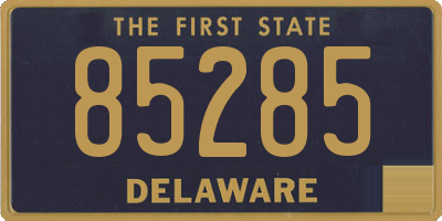 DE license plate 85285