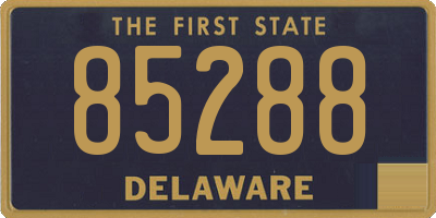 DE license plate 85288
