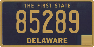 DE license plate 85289
