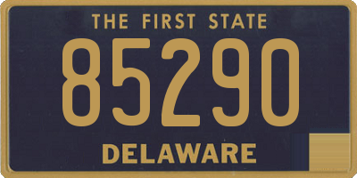 DE license plate 85290