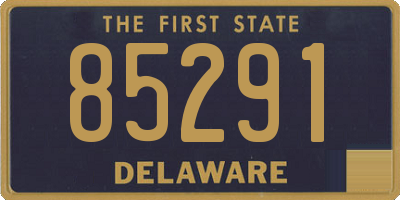 DE license plate 85291