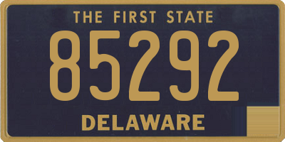 DE license plate 85292