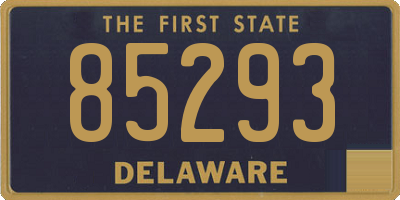DE license plate 85293