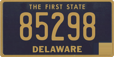 DE license plate 85298