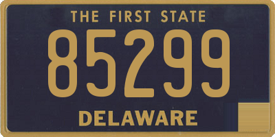DE license plate 85299