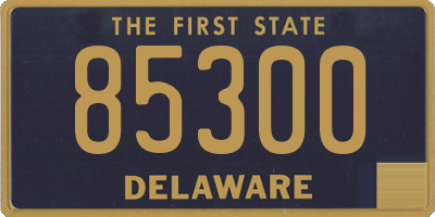 DE license plate 85300