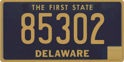 DE license plate 85302