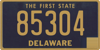DE license plate 85304