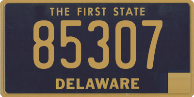 DE license plate 85307