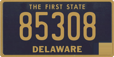 DE license plate 85308