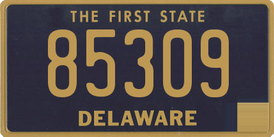 DE license plate 85309