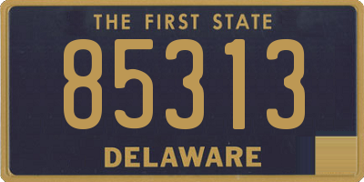 DE license plate 85313