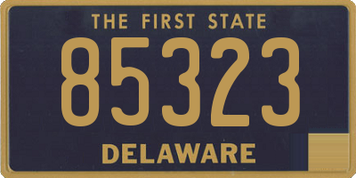 DE license plate 85323