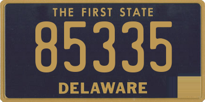 DE license plate 85335