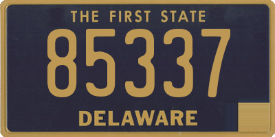 DE license plate 85337