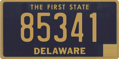 DE license plate 85341