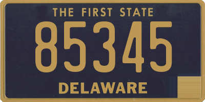 DE license plate 85345