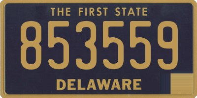 DE license plate 853559