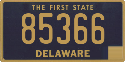DE license plate 85366