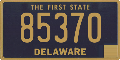 DE license plate 85370