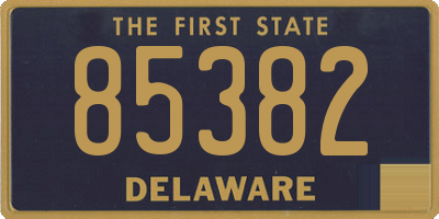 DE license plate 85382