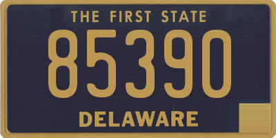 DE license plate 85390