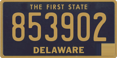 DE license plate 853902
