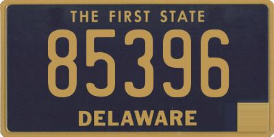 DE license plate 85396