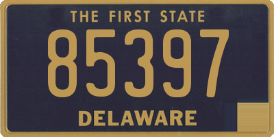 DE license plate 85397