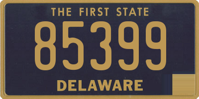 DE license plate 85399