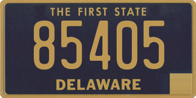 DE license plate 85405