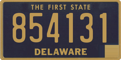DE license plate 854131