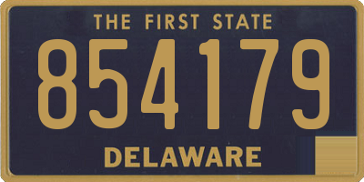 DE license plate 854179