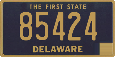 DE license plate 85424