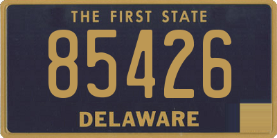 DE license plate 85426