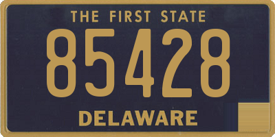 DE license plate 85428