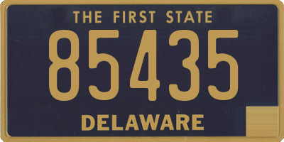 DE license plate 85435