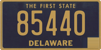 DE license plate 85440