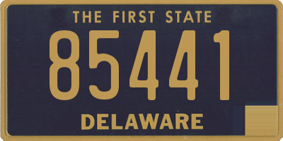DE license plate 85441