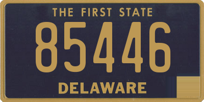DE license plate 85446