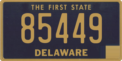 DE license plate 85449